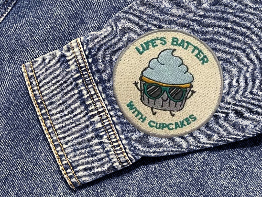Life's Batter with Cupcakes Patches