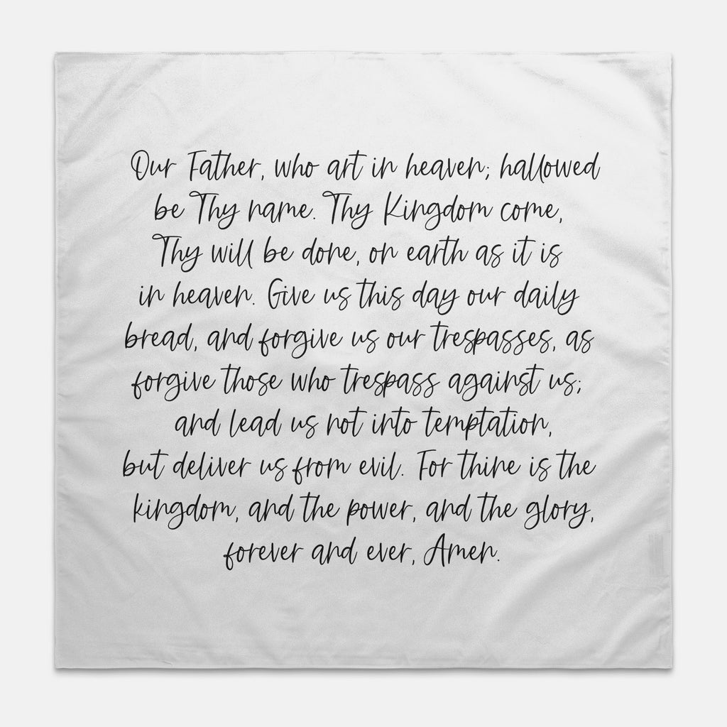The Lord's Prayer - Wall Banner 22" x 22"
