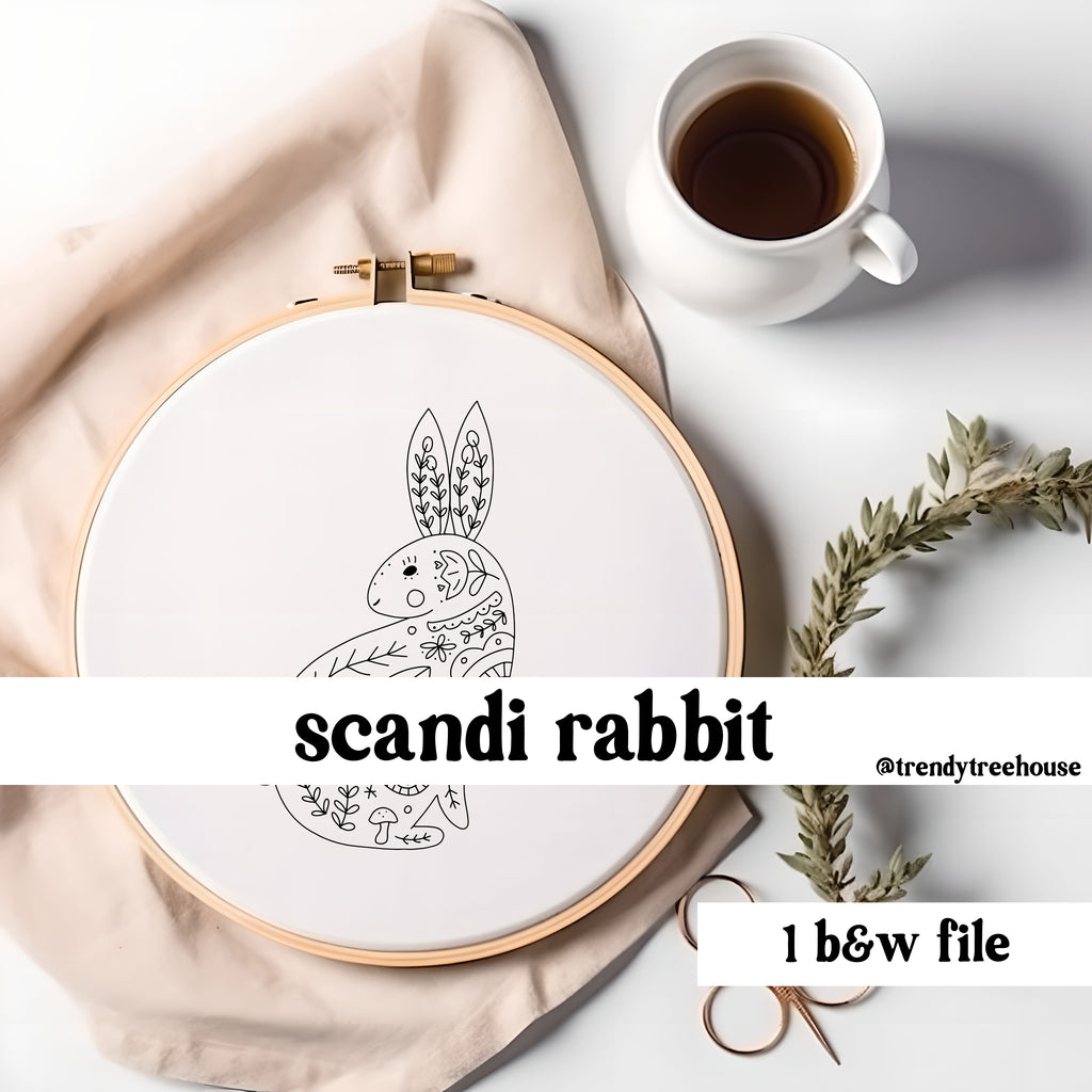 Scandi Rabbit - digital file
