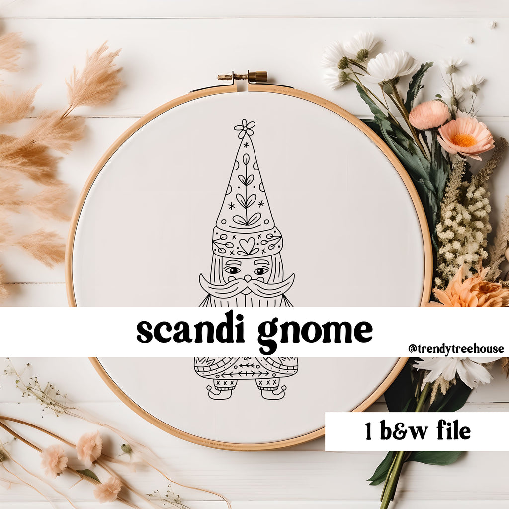 Scandi Gnome - digital file