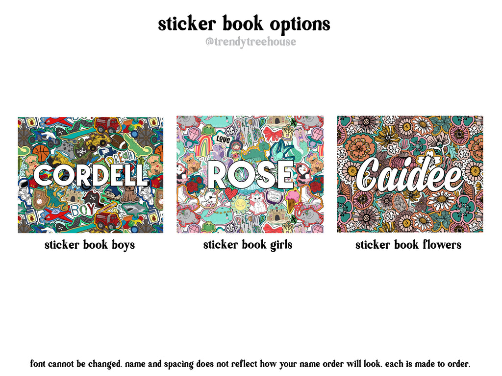 Sticker Book Wall Art - digital file