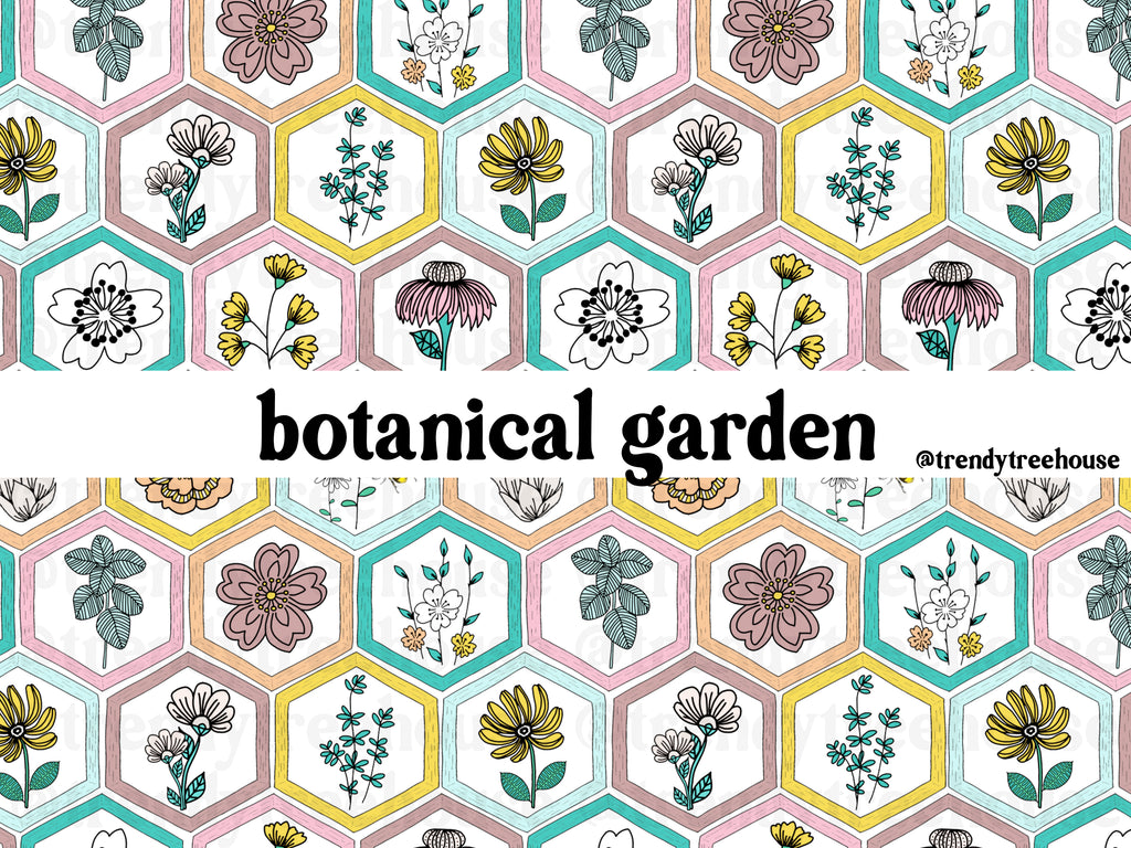 Botanical Garden - seamless pattern - digital file