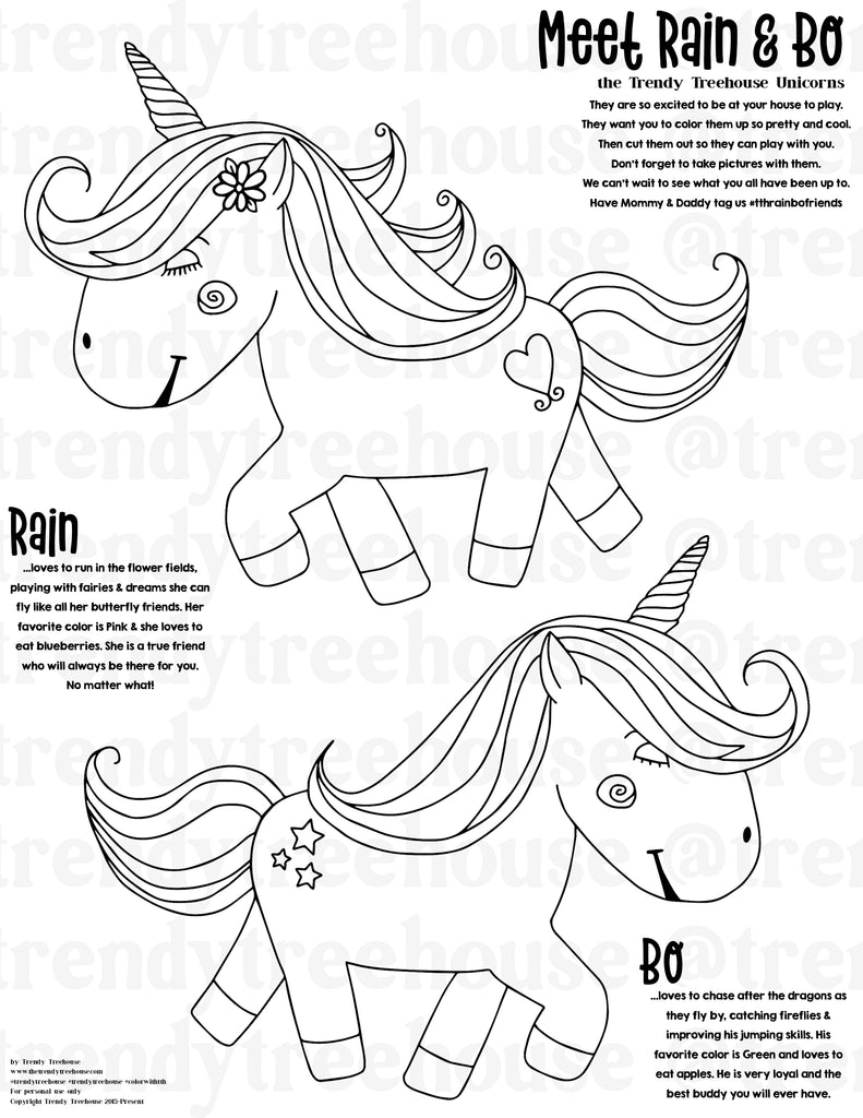 Rain Bo Unicorns